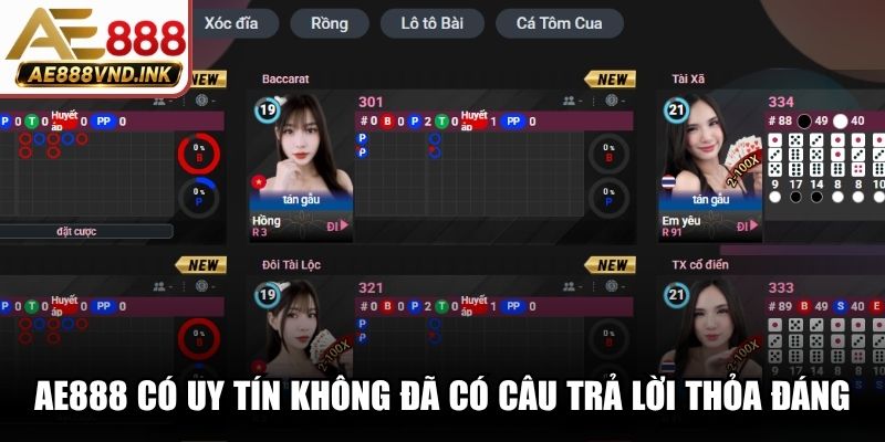 AE888 có uy tín không đã có câu trả lời thỏa đáng cho bạn sự yên tâm